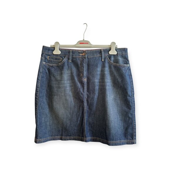Boden Denim Mini Skirt , Classic 5 pocket‎ Style, Size 12R US - Picture 1 of 10